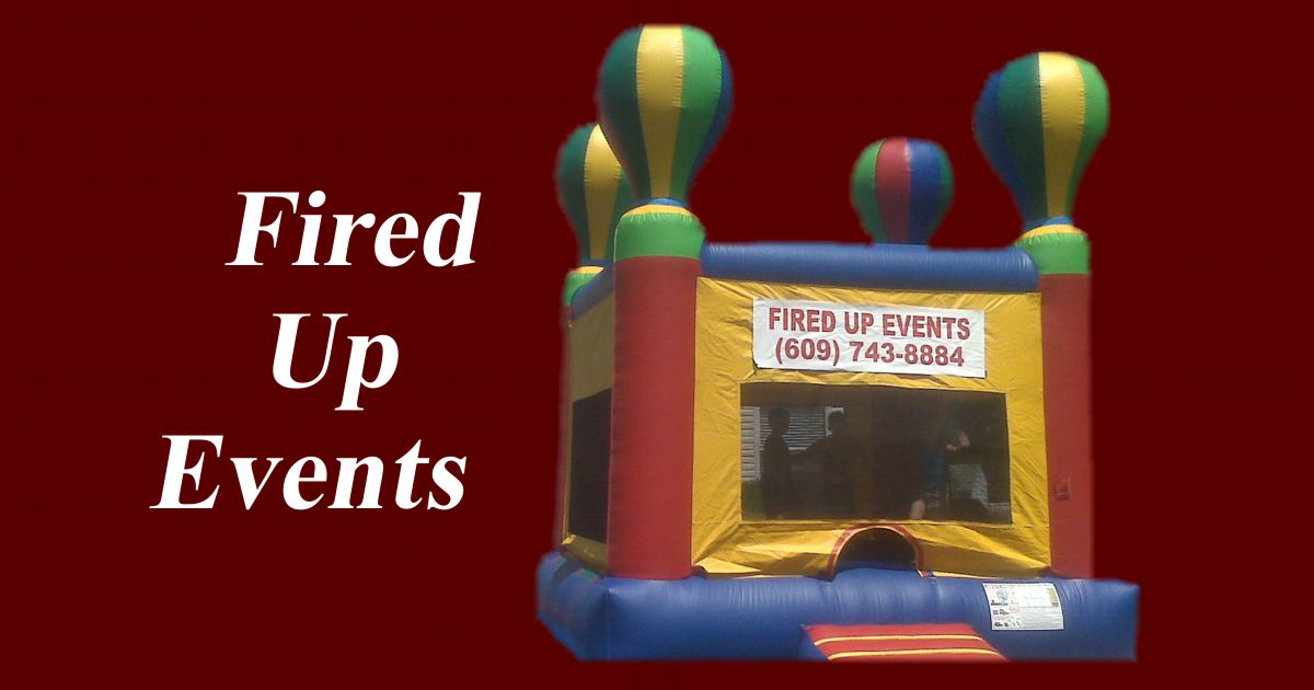 Fired Up Events Inflatable Moon Bounce Rentals in Mercer County New Jersey